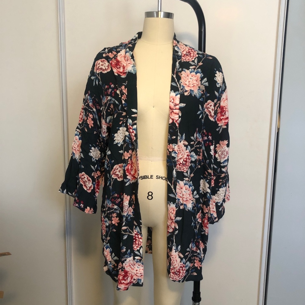 Flower Print Cover up